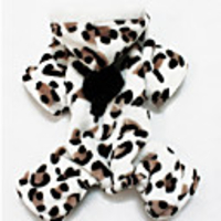 Cat Dog Costume Coat Sweater Winter Dog Clothes Leopard Pink Birthday Costume Polar Fleece Polka Dot Leopard Color Block Cosplay Birthday Holiday S M L XL XXL / Hoodie