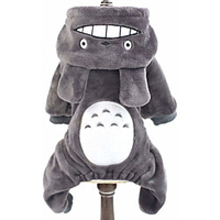 Cat Dog Costume Hoodie Jumpsuit Cartoon Cosplay Keep Warm Windproof Winter Dog Clothes Puppy Clothes Dog Outfits Brown Rose Gray Costume for Girl and Boy Dog Polar Fleece XS S M L XL XXL miniinthebox
