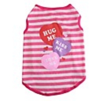 Cat Dog Costume Shirt / T-Shirt Vest Stripes Birthday Holiday Casual / Daily Birthday Winter Dog Clothes Purple Red Blue Costume Cotton XS S M L
