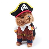 Cat Dog Halloween Costumes Costume Puppy Clothes Cartoon Cosplay Halloween Winter Dog Clothes Puppy Clothes Dog Outfits Brown Costume for Girl and Boy Dog Terylene Cotton S M L XL