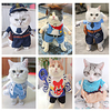 Cat Dog Halloween Costumes Polyester Cute Pet Halloween Clothes Penalty Police Upright Costume Dress Up for Cats Dogs(S) miniinthebox
