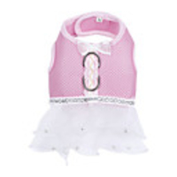 Cat Dog Harness Dress Bowknot Fashion Dog Clothes Black Purple Red Costume Terylene XS S M L