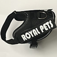 Cat Dog Harness Portable Solid Colored Fabric Small Dog Purple Red