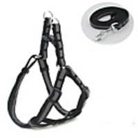 Cat Dog Harness Reflective Adjustable / Retractable Nylon Yellow Red