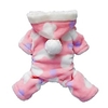 Cat Dog Hoodie Jumpsuit Pajamas Polka Dot Casual / Daily Winter Dog Clothes Puppy Clothes Dog Outfits Black Pink Costume for Girl and Boy Dog Polar Fleece S M L XL XXL miniinthebox