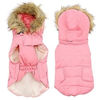 Cat Dog Hoodie Puppy Clothes Cartoon Winter Dog Clothes Puppy Clothes Dog Outfits Breathable Red Blue Pink Costume for Girl and Boy Dog Terylene XS S M L miniinthebox