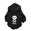 Cat Dog Hoodie Skull Winter Dog Clothes Black Costume Terylene XS S M L