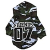Cat Dog Hoodie Winter Dog Clothes Green Costume Cotton XS S M L