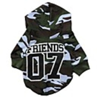 Cat Dog Hoodie Winter Dog Clothes Green Costume Cotton XS S M L