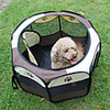 Cat Dog Kennel Crate Foldable Collapsible Cartoon Nylon Yellow Red Blue