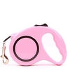 Cat Dog Leash Adjustable / Retractable Genuine Leather Black / Pink Black / Yellow Black Yellow Red miniinthebox