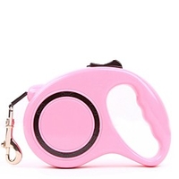 Cat Dog Leash Adjustable / Retractable Genuine Leather Black / Pink Black / Yellow Black Yellow Red miniinthebox