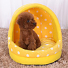 Cat Dog Mattress Pad Bed Bed Blankets Cuddle Cave Bed Soft Pet Mats Pads Fabric Polka Dot Yellow Blue Pink