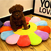 Cat Dog Mattress Pad Bed Bed Blankets Multi Color Flower / Floral Portable Breathable Foldable Fabric 4545 cm