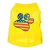 Cat Dog Shirt / T-Shirt American / USA Dog Clothes Breathable Yellow Costume Cotton XS S M L