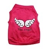 Cat Dog Shirt / T-Shirt Angel Devil Dog Clothes Breathable Purple Green Rose Costume Cotton XS S M L