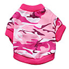 Cat Dog Shirt / T-Shirt Camo / Camouflage Fashion Dog Clothes Pink Green Costume Mixed Material XS S M L