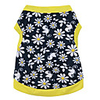 Cat Dog Shirt / T-Shirt Floral Botanical Fashion Dog Clothes Breathable Black / Yellow Costume Cotton XS S M L