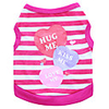 Cat Dog Shirt / T-Shirt Heart Fashion Dog Clothes Breathable Purple Blue Pink Costume Cotton XS S M L