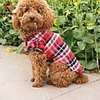 Cat Dog Shirt / T-Shirt Plaid / Check Cosplay Wedding Dog Clothes Red Blue Green Costume Cotton XS S M L