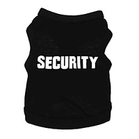 Cat Dog Shirt / T-Shirt Puppy Clothes Letter Number Casual / Daily Dog Clothes Puppy Clothes Dog Outfits Black Blue Costume for Girl and Boy Dog Cotton XS S M L XL XXL miniinthebox