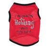 Cat Dog Shirt / T-Shirt Puppy Clothes Letter Number Dog Clothes Puppy Clothes Dog Outfits Red Costume for Girl and Boy Dog Cotton XS S M L miniinthebox