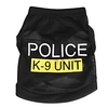 Cat Dog Shirt / T-Shirt Puppy Clothes Police / Military Fashion Dog Clothes Puppy Clothes Dog Outfits Black Blue Pink Costume for Girl and Boy Dog Terylene XS S M L miniinthebox