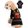 Cat Dog Sweater Christmas Puppy Clothes Reindeer Christmas New Year