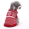 Cat Dog Sweater Christmas Winter Dog Clothes Red Blue Costume Cotton Stripes New Year