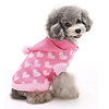 Cat Dog Sweater Sweatshirt Puppy Clothes Heart Casual / Daily Winter Dog Clothes Puppy Clothes Dog Outfits Warm Blue Pink Costume for Girl and Boy Dog Polar Fleece XS S M L XL 2XL miniinthebox