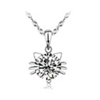 Cat Head Ball Fashion Silver Plated Pendant