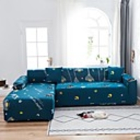 Cat Print 1-Piece Sofa Cover Couch Cover Furniture Protector Soft Stretch Sofa Slipcover Spandex Jacquard Fabric Super Fit for 1~4 Cushion Couch and L Shape Sofa, Easy to Install