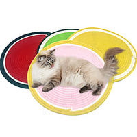 Cat Scratcher Mat Cat Scratching Carpet Pad Color Block Donuts Relieves Stress Washable For Indoor Use Cotton for Large Medium Small Dogs and Cats miniinthebox