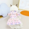 Cat Spring and Summer Clothes Monkey Rabbit Petal Skirt Cat Clothing miniinthebox
