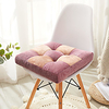 Cation Velvet Super Soft 9 Grid Seat Cushion Home Office Thickened Chair Cushion Home Office Seat Bar Dining Chair Seat Pads Garden Floor Cushion