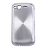 CD Grain PC Plus Aluminium Cell Phone Cover Case For HTC Desire S(white)