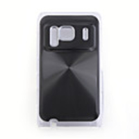 CD Grain PC Plus Aluminium Cell Phone Cover Case For Nokia N8(black)
