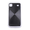 CD Grain PC Plus Aluminium Cell Phone Cover Case For Sumsung i9000(black)