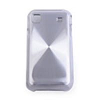 CD Grain PC Plus Aluminium Cell Phone Cover Case For Sumsung i9000(white)