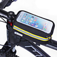 Cell Phone Bag Bike Frame Bag Top Tube 4.8-5.7 inch Touch Screen Reflective Cycling for Samsung Galaxy S6 Samsung Galaxy S4 iPhone 8/7/6S/6 Red Green Blue Cycling / Bike / iPhone X / iPhone XR