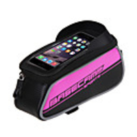 Cell Phone Bag Bike Frame Bag Top Tube 5 inch Cycling for Silver Red Claret-red Recreational Cycling