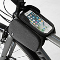 Cell Phone Bag Bike Frame Bag Top Tube 6.2 inch Touch Screen Portable Cycling for Samsung Galaxy S6 Samsung Galaxy S6 edge LGG3 Black Road Bike Mountain Bike MTB Outdoor / iPhone XS Max / iPhone XS
