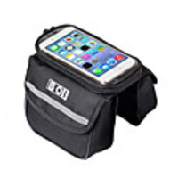 Cell Phone Bag Bike Frame Bag Top Tube Moistureproof Waterproof Zipper Wearable Bike Bag Polyester PVC(PolyVinyl Chloride) Terylene Bicycle Bag Cycle Bag iPhone X / iPhone XR / iPhone XS Cycling