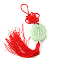Ceramic Decorative Pendant (Green)