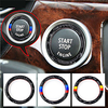 Ceyes For BMW E90 E92 E93 For M 3 Series German Flag Auto Engine Start Stop Circle Ring Covers Stickers Car Styling Accessories