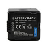 CGA-DU21 Compatible 7.4V 2400mAh Battery Pack for Panasonic PV GS120 and More