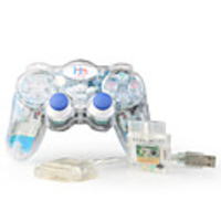 CH-931V Vibratory Wireless Game Controller for PC/PS2/PS3 (Blue)