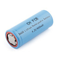 CH FCB 26650 Li-ion Rechargeable Battery 4.2V 4000mAh Blue