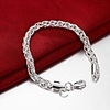 Chain Bracelet Bracelet Hollow Out Fashion Fashion Copper Bracelet Jewelry Silver For Christmas Halloween Party Evening Gift Formal / Silver Plated