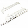 Chain Checker Tool Multifunctional For Road Bike Mountain Bike MTB Cycling Bicycle Stainless steel Silver